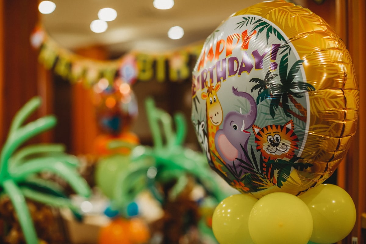Birthday theme Foil balloon