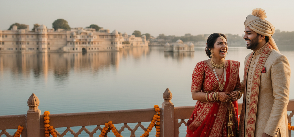 low budget destination wedding in udaipur ai Image